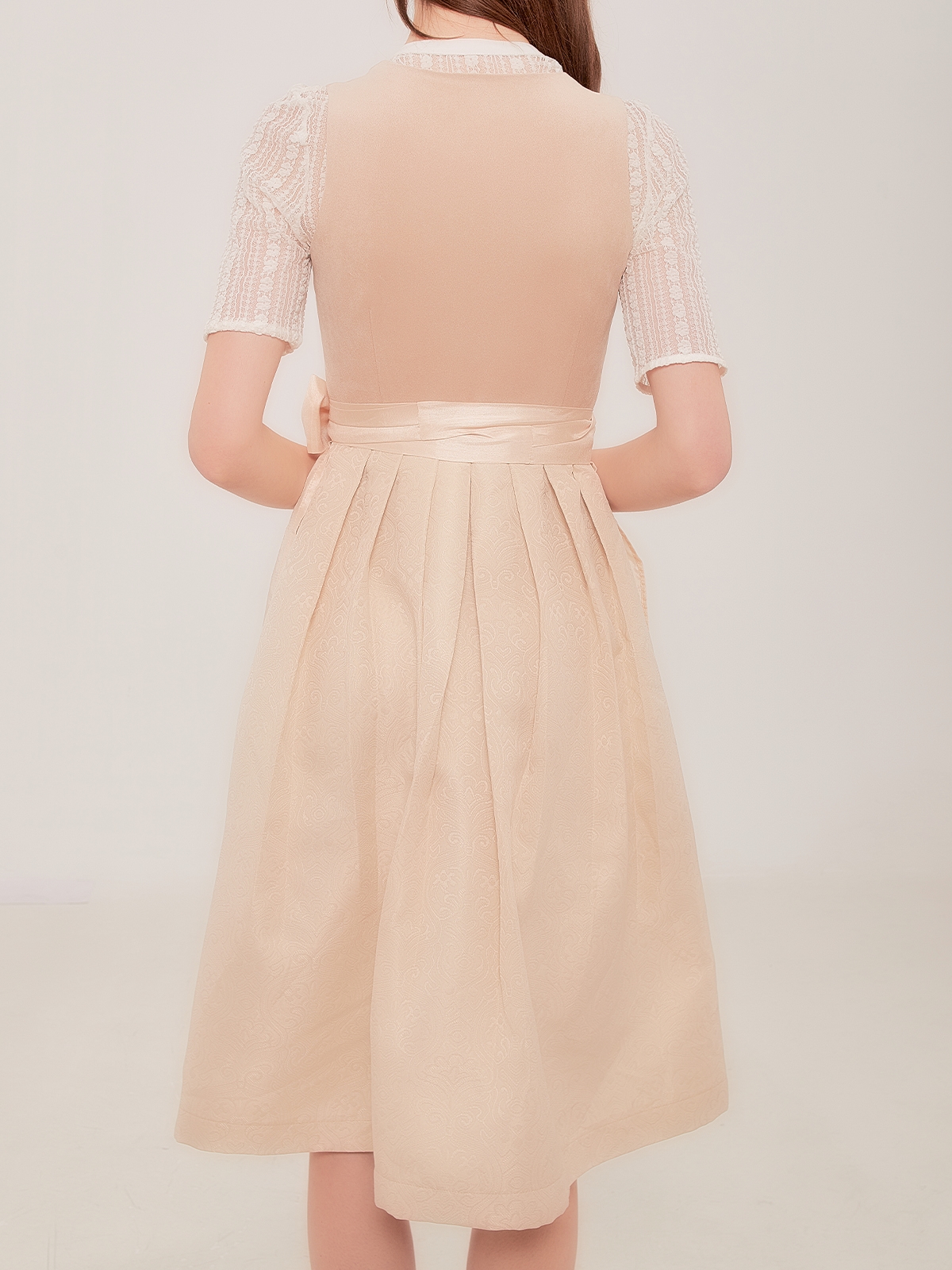 Dirndl Mini Sexy in Beige