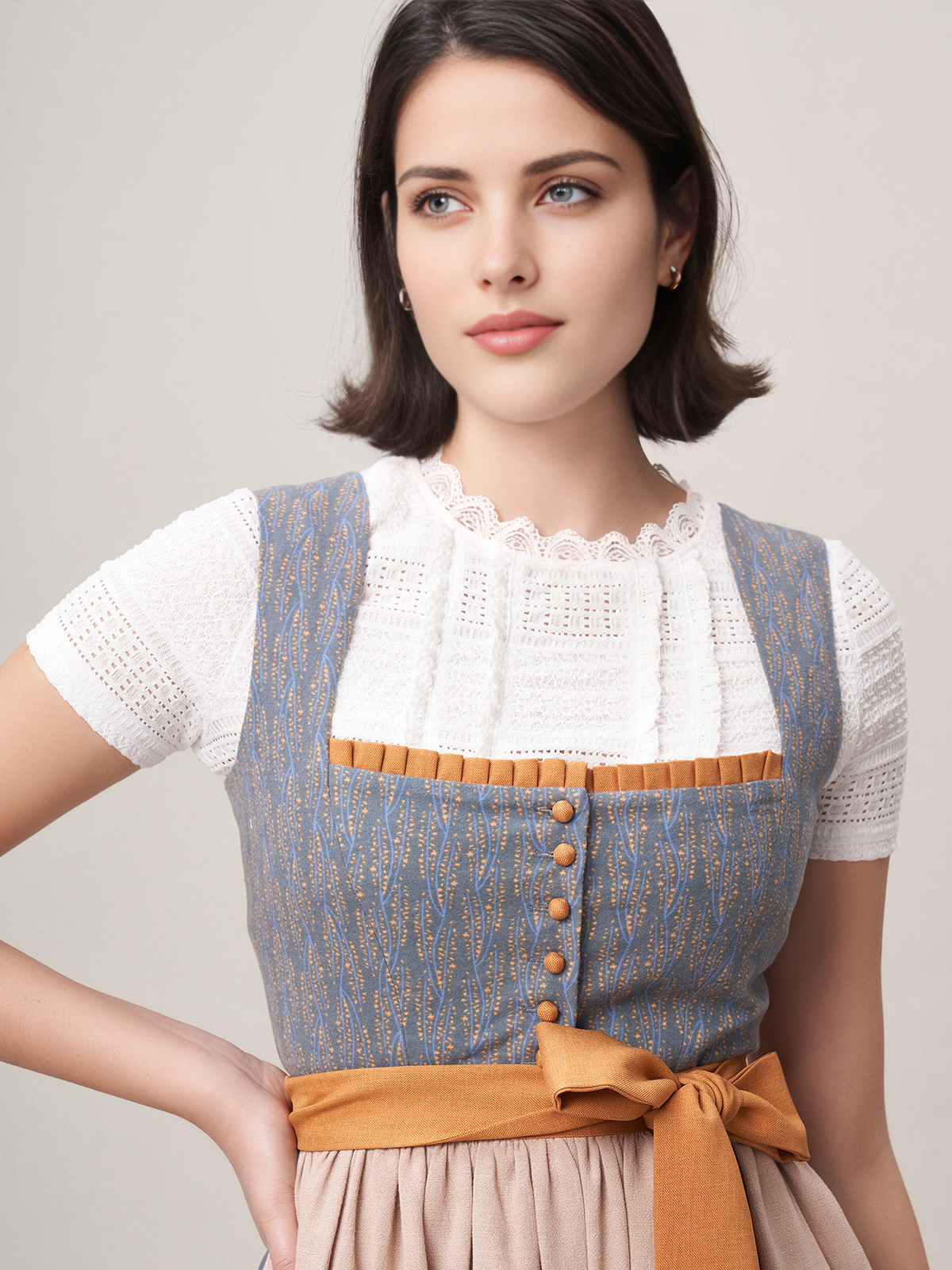 Dirndl in Blau – Tradition trifft Moderne