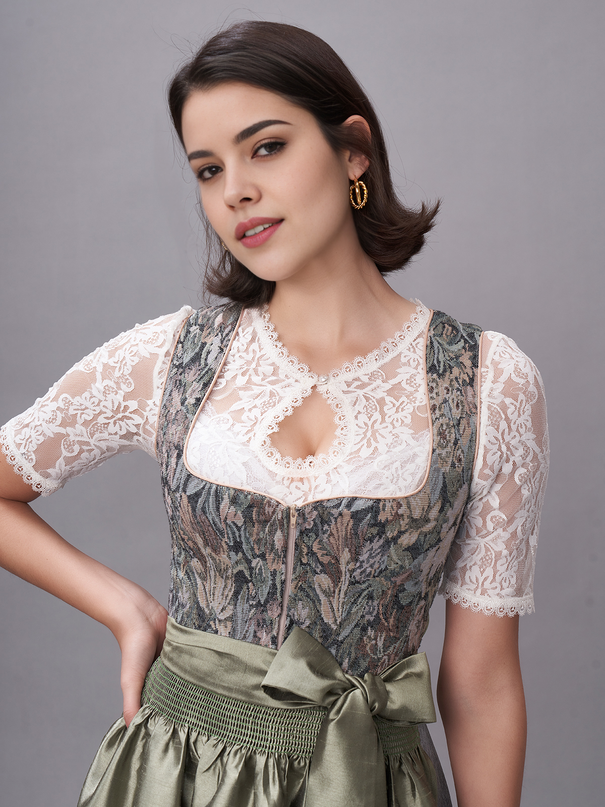 Ja Mei Dirndl in Grün